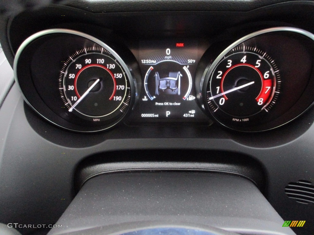 2018 Jaguar F-Type Convertible Gauges Photo #124240351