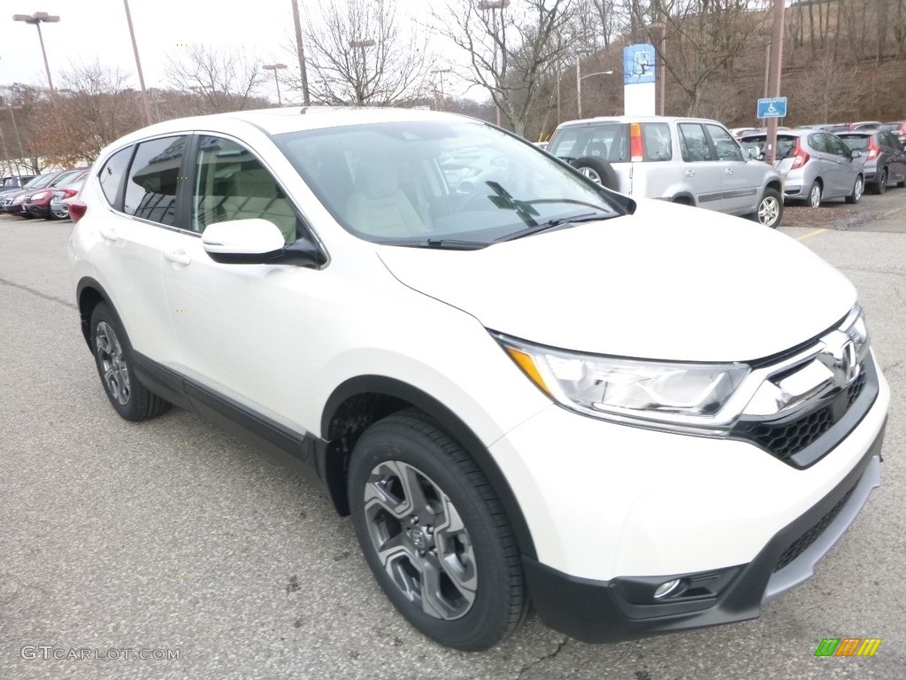 2018 CR-V EX AWD - White Diamond Pearl / Ivory photo #5