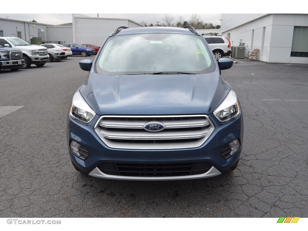 2018 Escape SE - Blue Metallic / Medium Light Stone photo #4