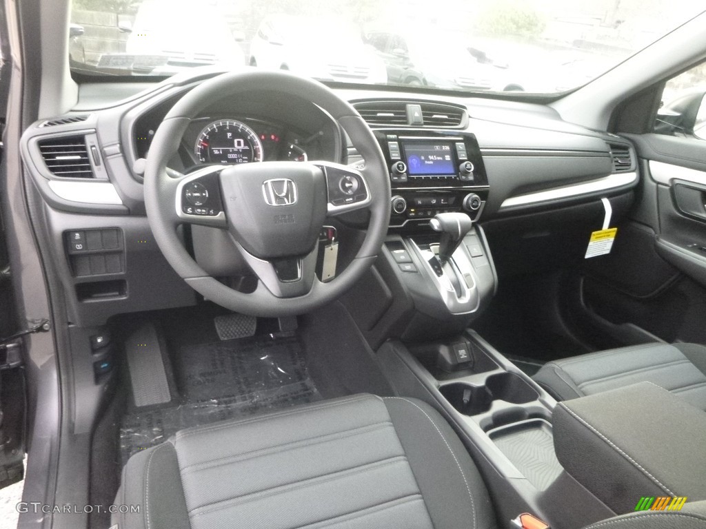 Black Interior 2018 Honda CR-V LX AWD Photo #124243164