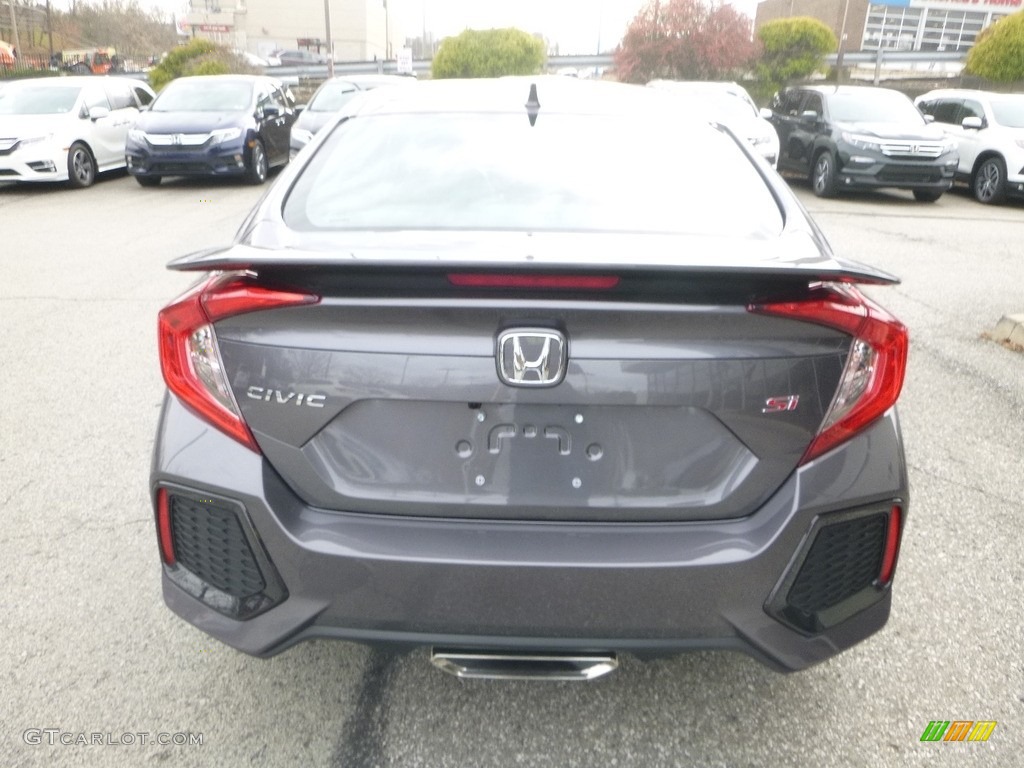 2018 Civic Si Sedan - Modern Steel Metallic / Black photo #3