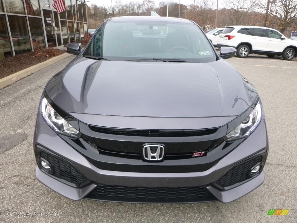 Modern Steel Metallic 2018 Honda Civic Si Sedan Exterior Photo #124243477