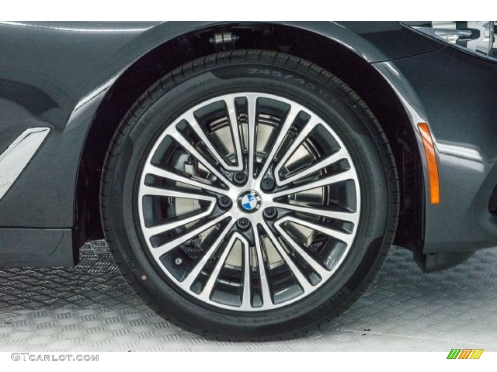 2018 5 Series 540i Sedan - Dark Graphite Metallic / Black photo #9