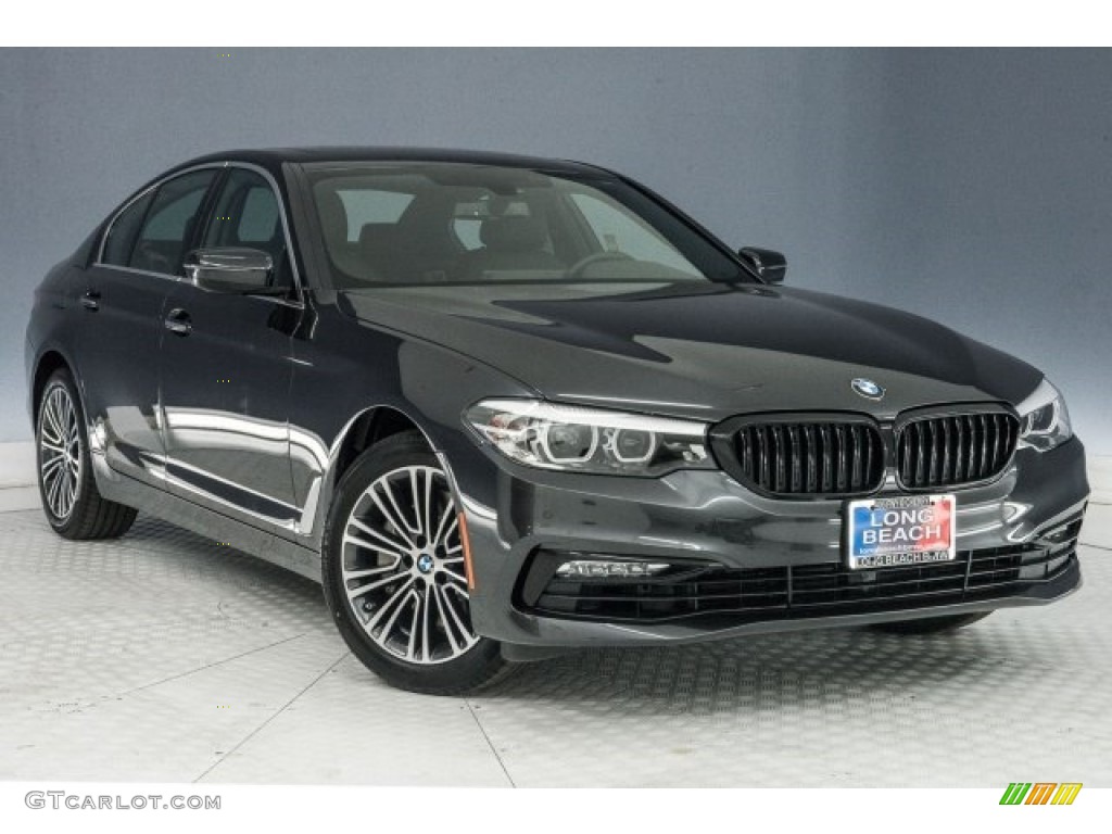 2018 5 Series 540i Sedan - Dark Graphite Metallic / Black photo #11