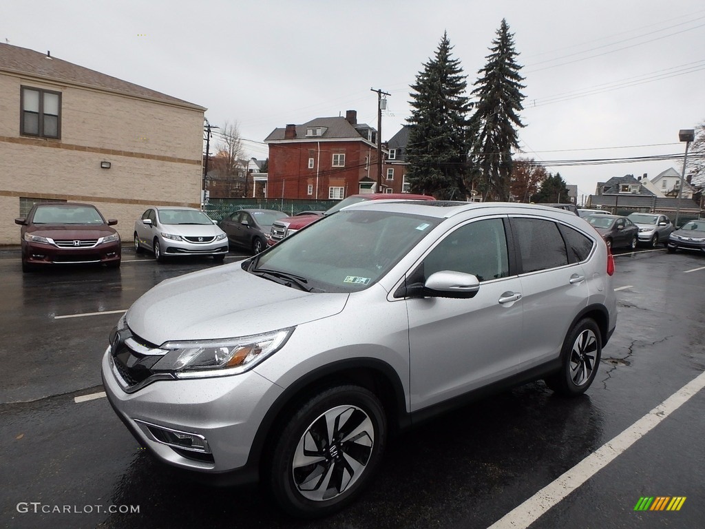 2016 CR-V Touring AWD - Alabaster Silver Metallic / Black photo #3