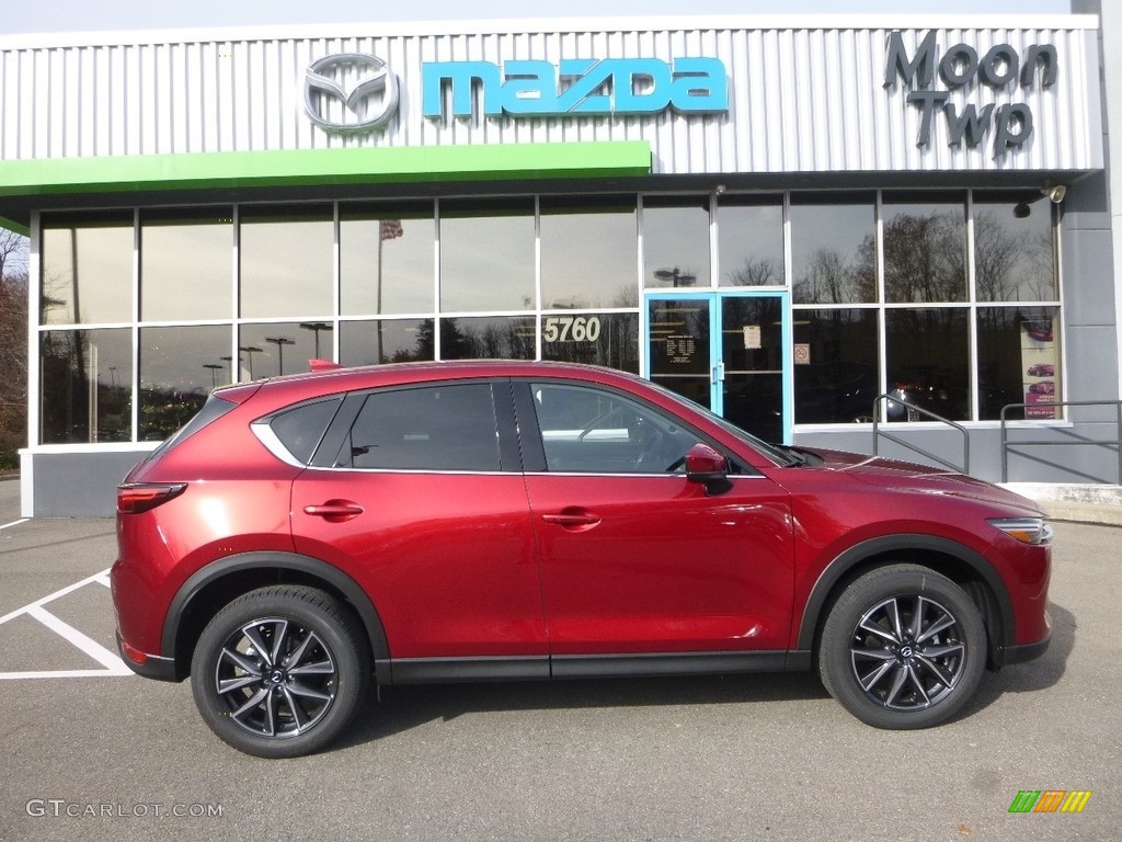 2017 CX-5 Grand Touring AWD - Soul Red Metallic / Black photo #1