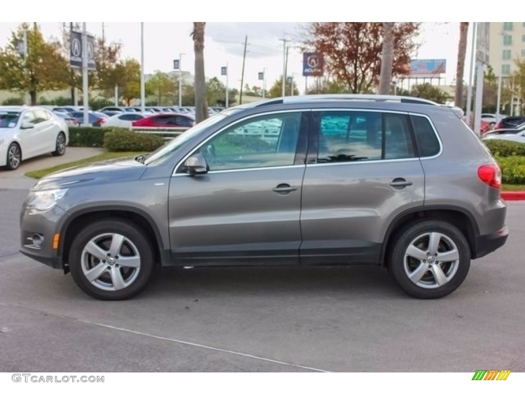 2010 Tiguan S - Alpine Grey Metallic / Charcoal photo #4