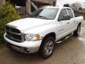 2004 Bright White Dodge Ram 1500 SLT Quad Cab 4x4  photo #3