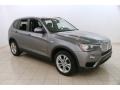 Space Grey Metallic 2016 BMW X3 xDrive35i