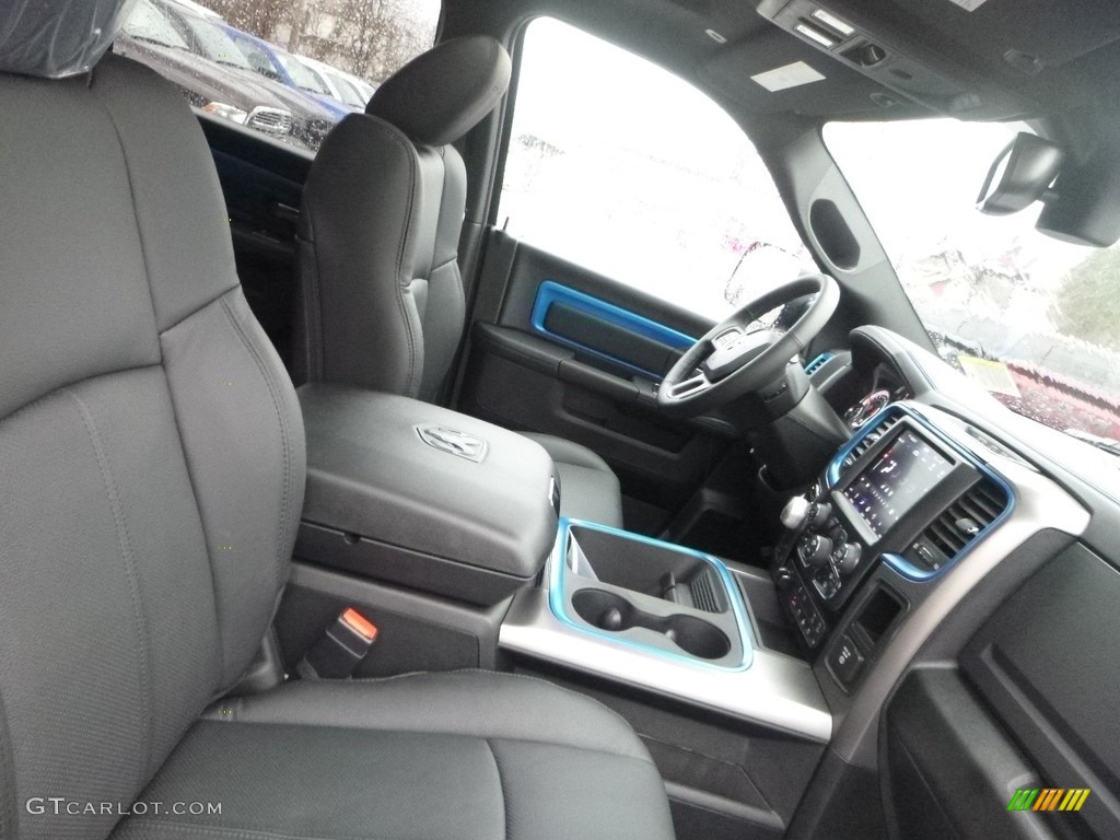 2018 1500 Sport Crew Cab 4x4 - Hydro Blue Pearl / Black photo #9