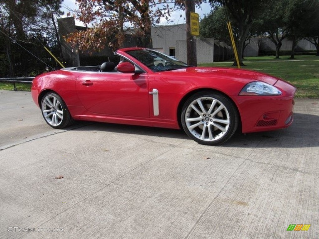 Salsa Red 2007 Jaguar XK XKR Convertible Exterior Photo #124251971