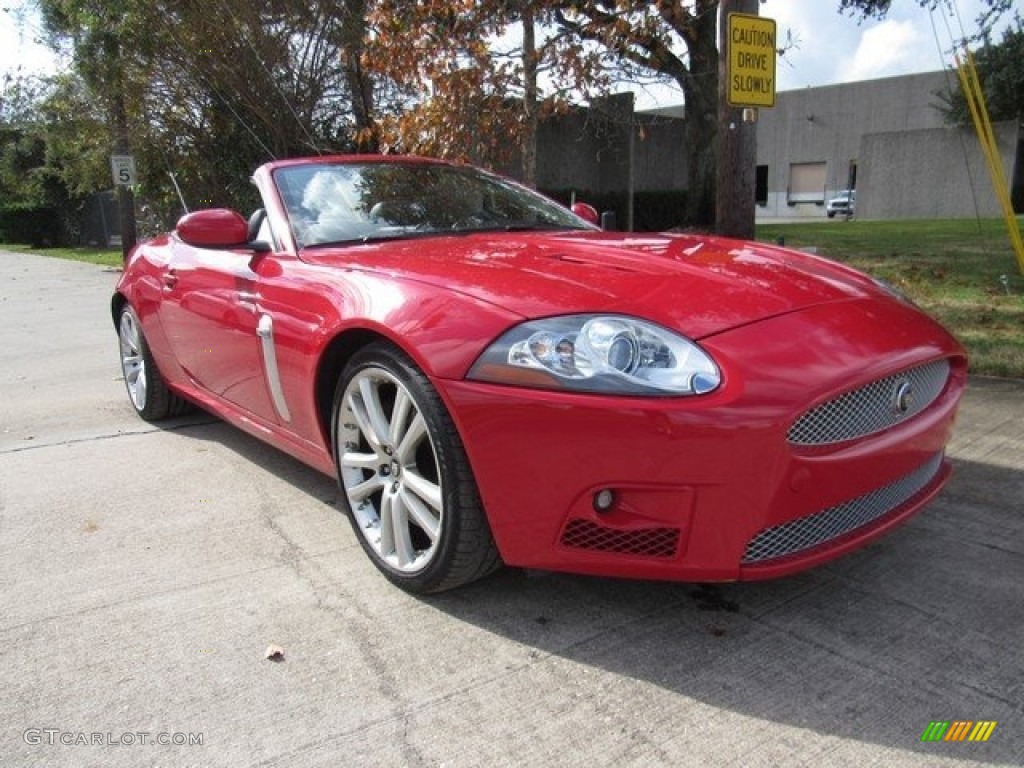 Salsa Red 2007 Jaguar XK XKR Convertible Exterior Photo #124251983