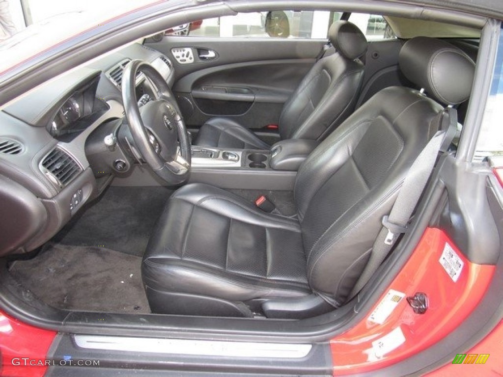 Charcoal Interior 2007 Jaguar XK XKR Convertible Photo #124252004