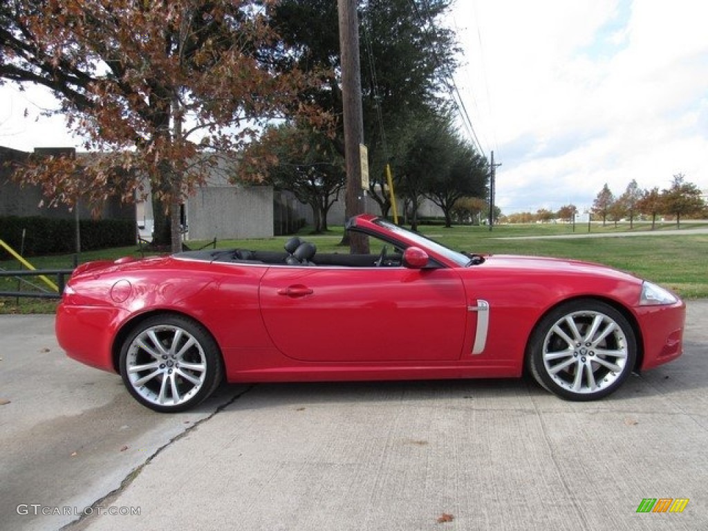 Salsa Red 2007 Jaguar XK XKR Convertible Exterior Photo #124252049