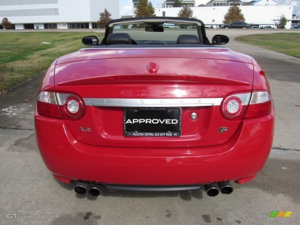 2007 XK XKR Convertible - Salsa Red / Charcoal photo #8