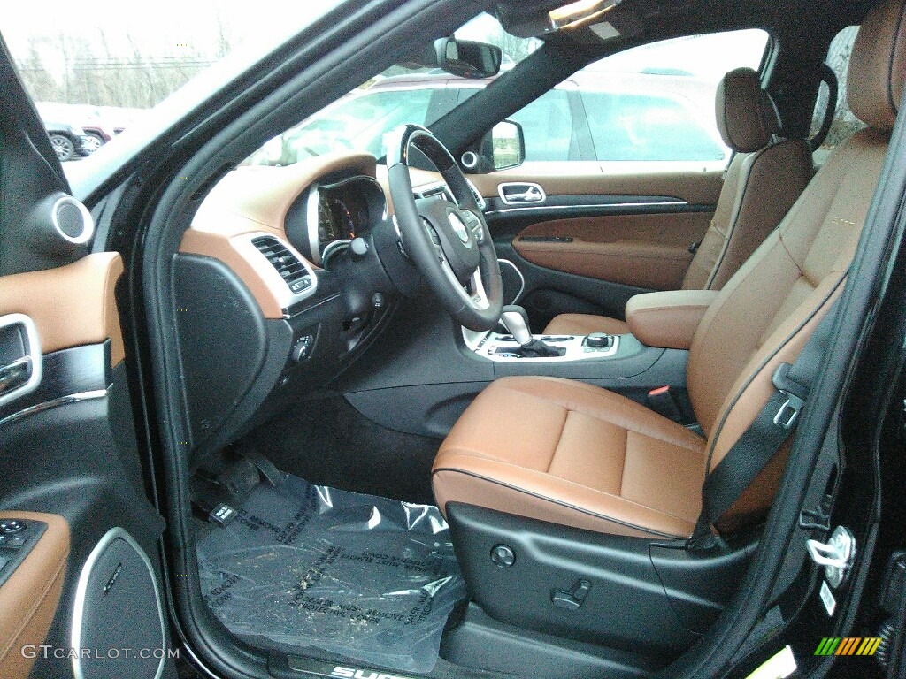 Dark Sienna Brown/Black Interior 2018 Jeep Grand Cherokee Summit 4x4 Photo #124252091