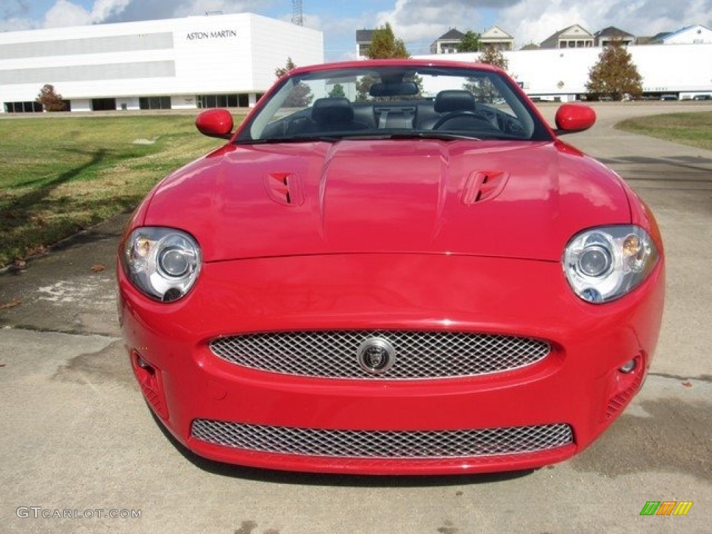 2007 XK XKR Convertible - Salsa Red / Charcoal photo #9