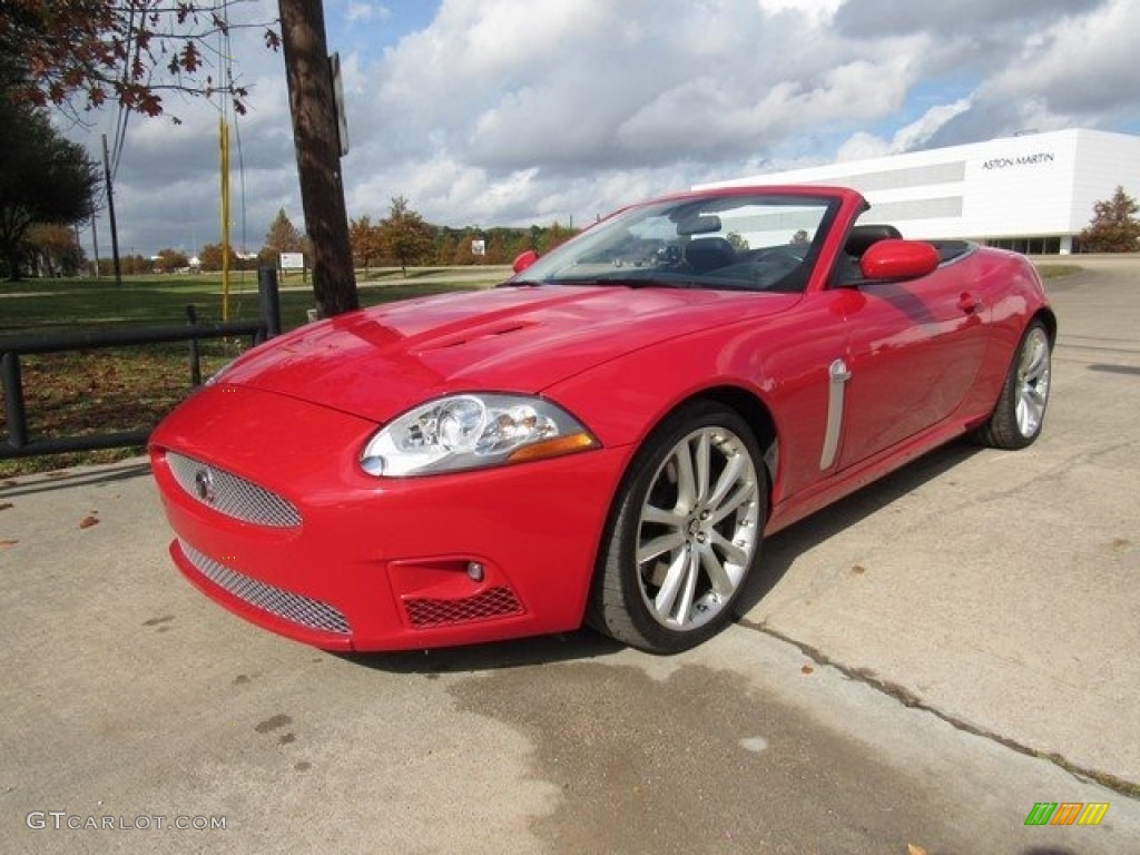 Salsa Red 2007 Jaguar XK XKR Convertible Exterior Photo #124252115