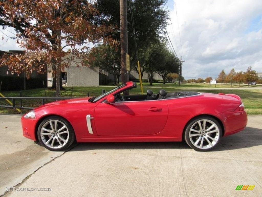 Salsa Red 2007 Jaguar XK XKR Convertible Exterior Photo #124252136