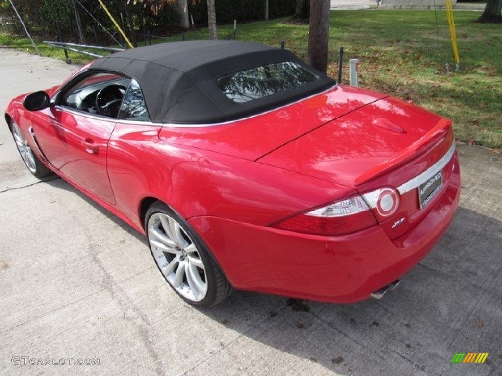 2007 XK XKR Convertible - Salsa Red / Charcoal photo #13