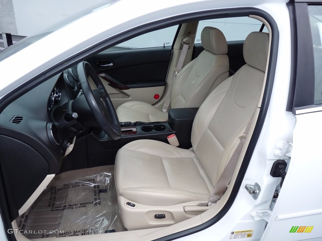 2009 G6 V6 Sedan - Summit White / Light Taupe photo #8