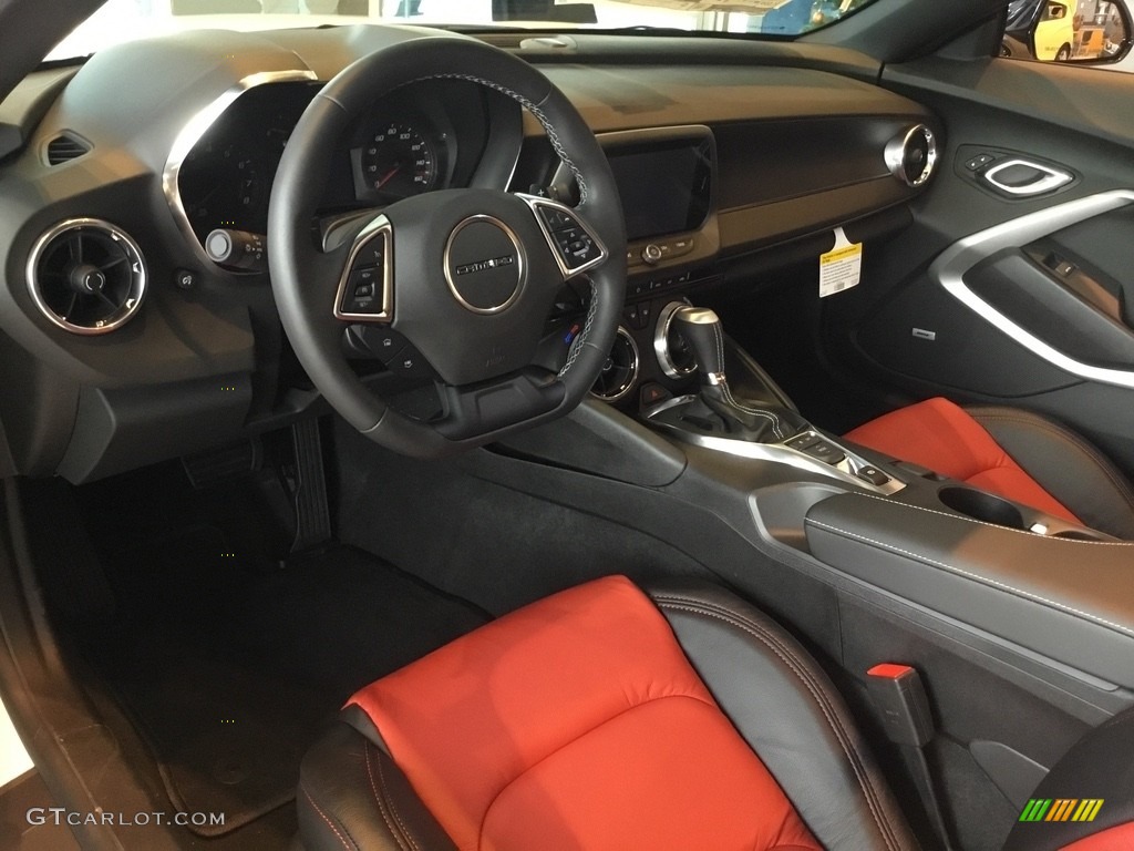 Jet Black Interior 2018 Chevrolet Camaro LT Coupe Photo #124255811