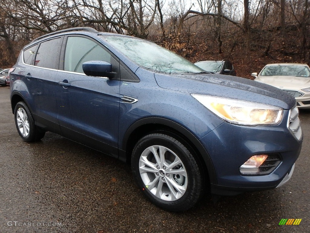 2018 Escape SE 4WD - Blue Metallic / Charcoal Black photo #9