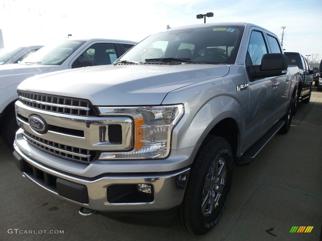 2018 F150 XLT SuperCrew 4x4 - Ingot Silver / Earth Gray photo #1