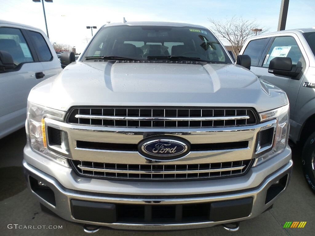 2018 F150 XLT SuperCrew 4x4 - Ingot Silver / Earth Gray photo #2