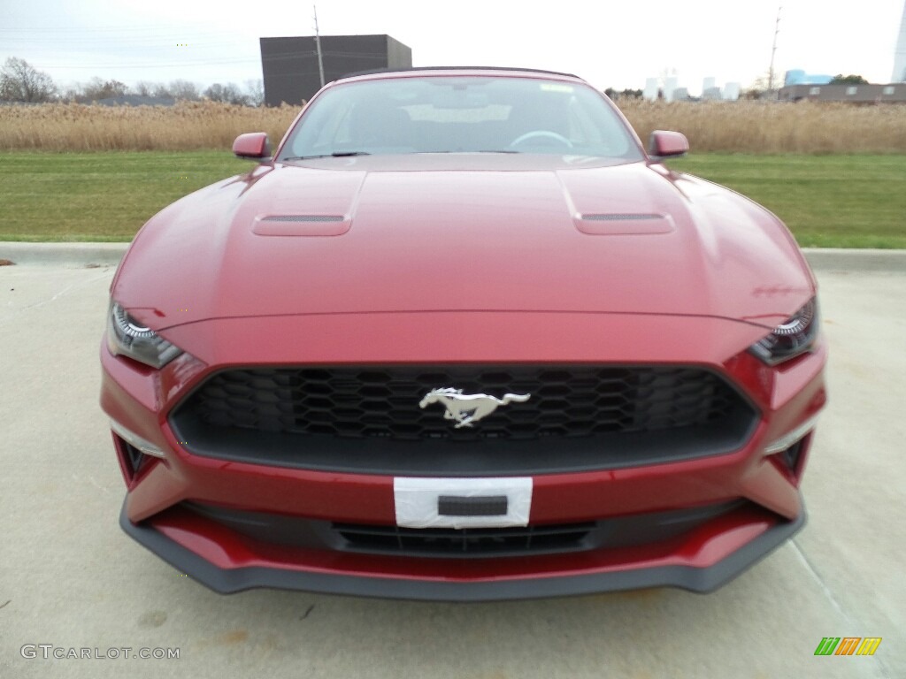 2018 Mustang EcoBoost Premium Convertible - Ruby Red / Ebony photo #2