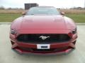 2018 Ruby Red Ford Mustang EcoBoost Premium Convertible  photo #2