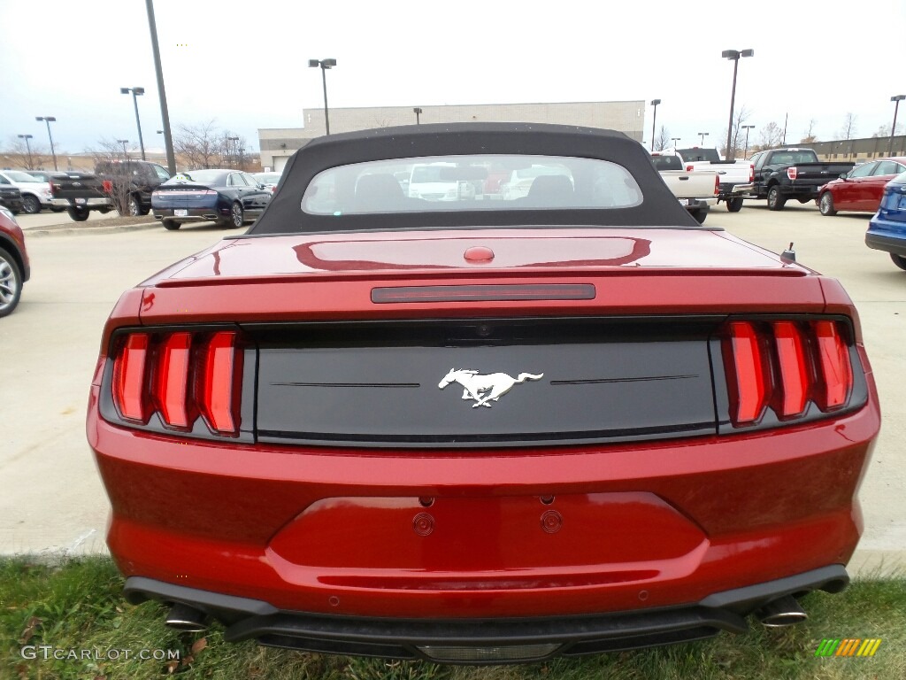 2018 Mustang EcoBoost Premium Convertible - Ruby Red / Ebony photo #5