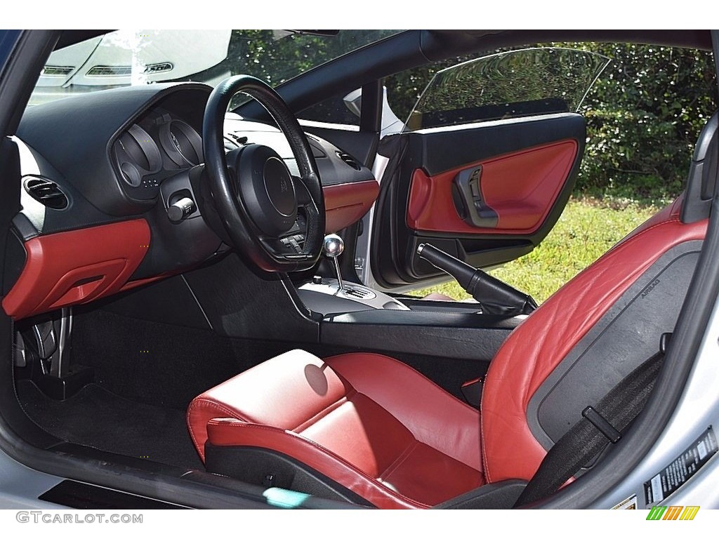 Rosso Centaurus Interior 2004 Lamborghini Gallardo Coupe Photo #124259382