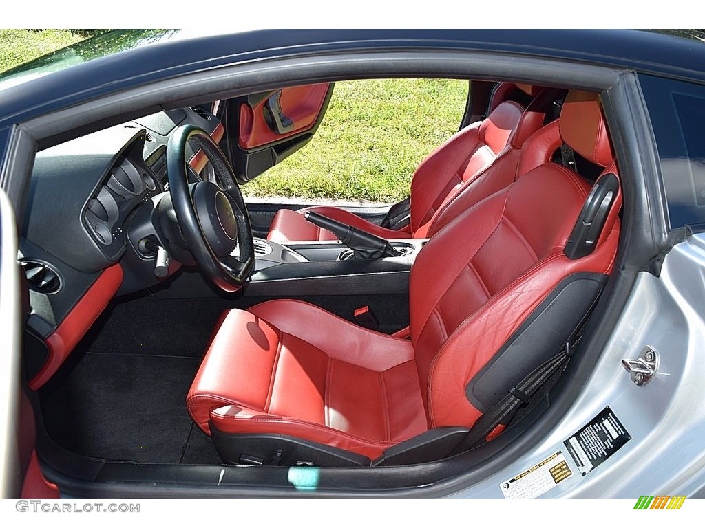 Rosso Centaurus Interior 2004 Lamborghini Gallardo Coupe Photo #124259542