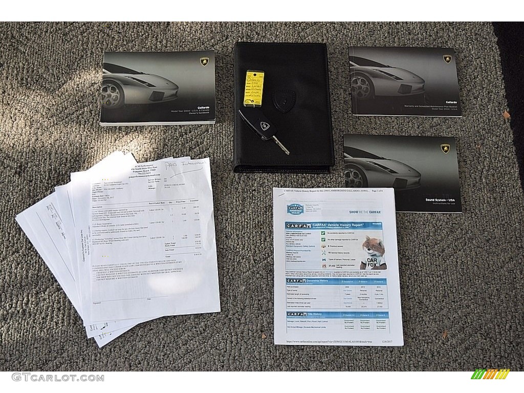2004 Lamborghini Gallardo Coupe Books/Manuals Photo #124259946