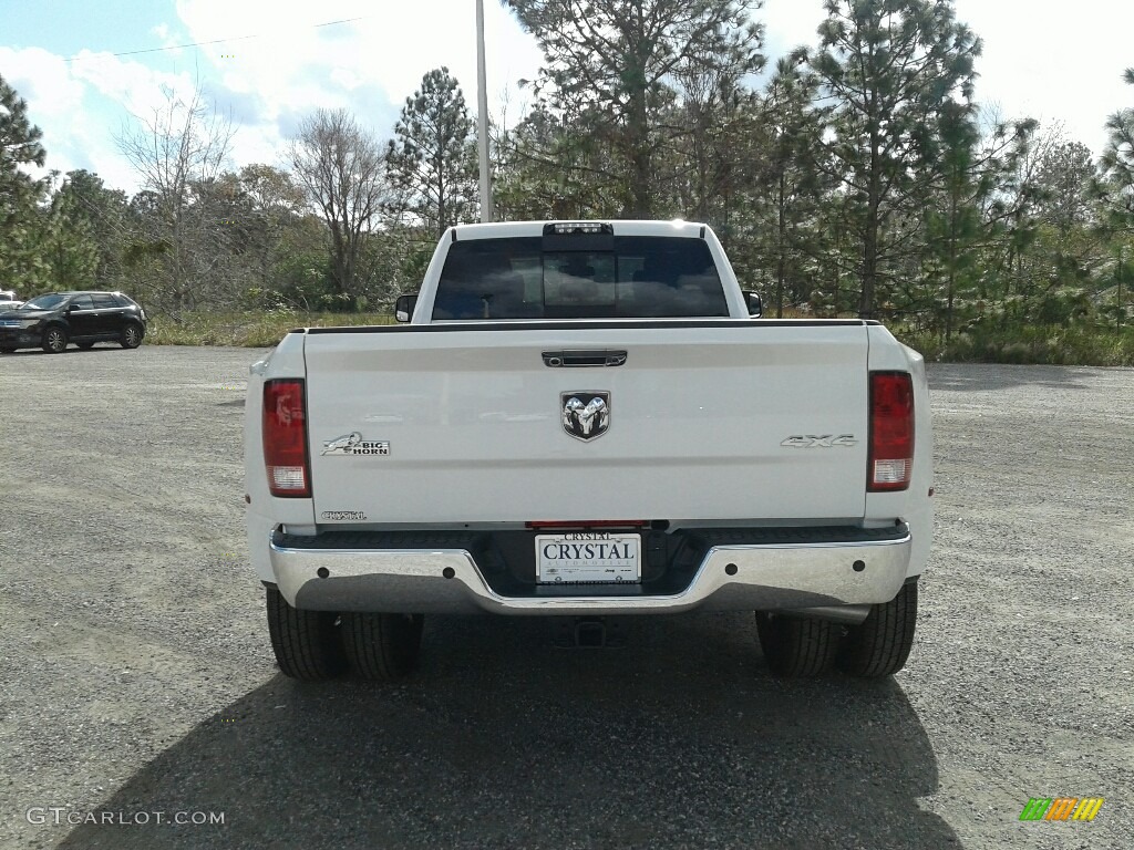 2018 3500 Big Horn Crew Cab 4x4 Dual Rear Wheel - Bright White / Black/Diesel Gray photo #4