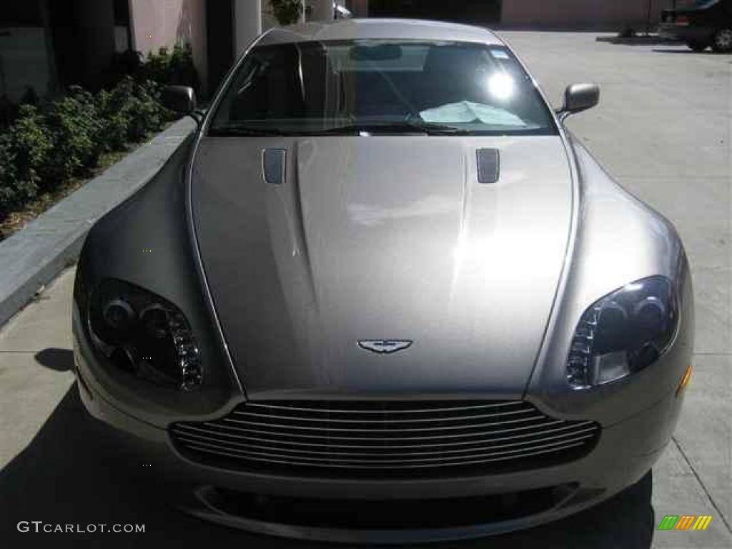 2009 V8 Vantage Coupe - Tungsten Silver / Obsidian Black photo #2