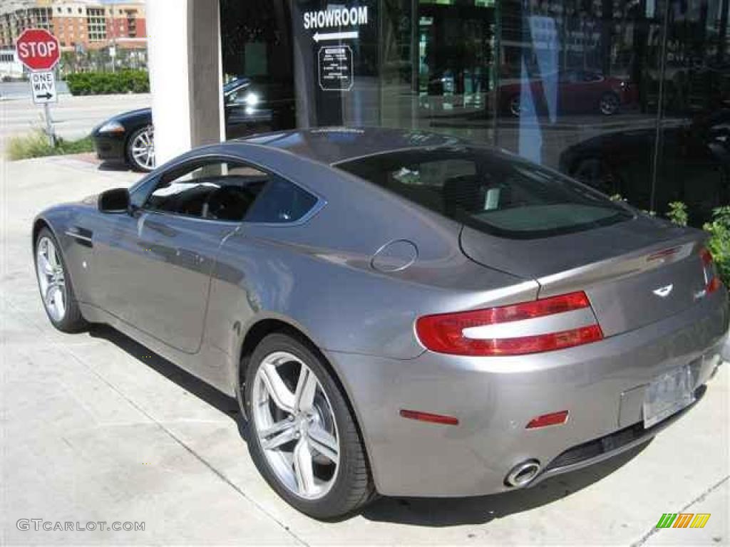 2009 V8 Vantage Coupe - Tungsten Silver / Obsidian Black photo #4