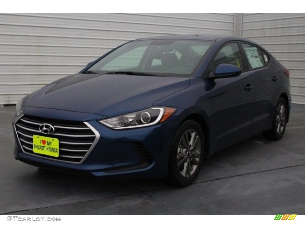 2018 Elantra SEL - Lakeside Blue / Gray photo #3