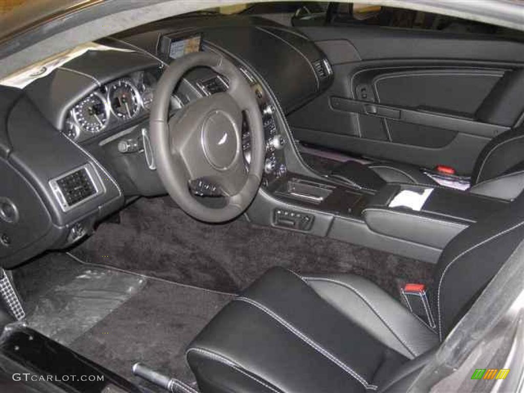 2009 V8 Vantage Coupe - Tungsten Silver / Obsidian Black photo #8