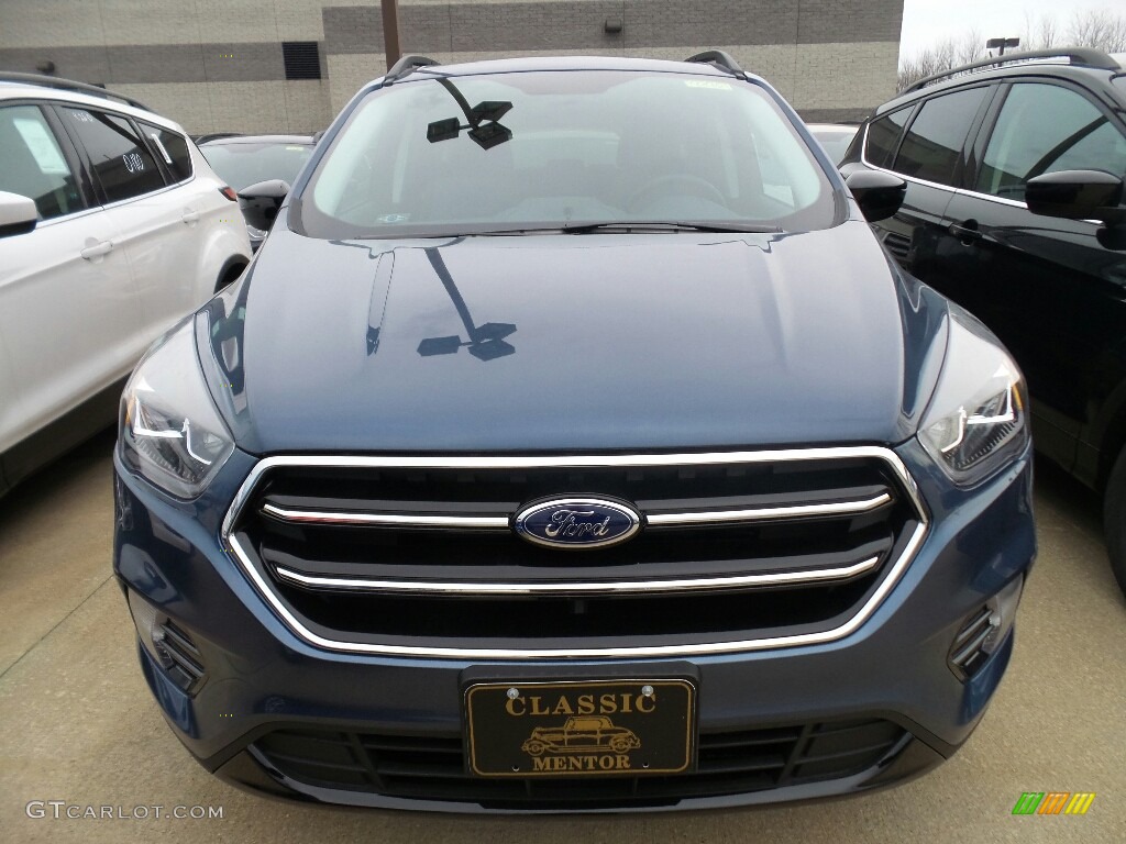 2018 Escape SE 4WD - Blue Metallic / Charcoal Black photo #2