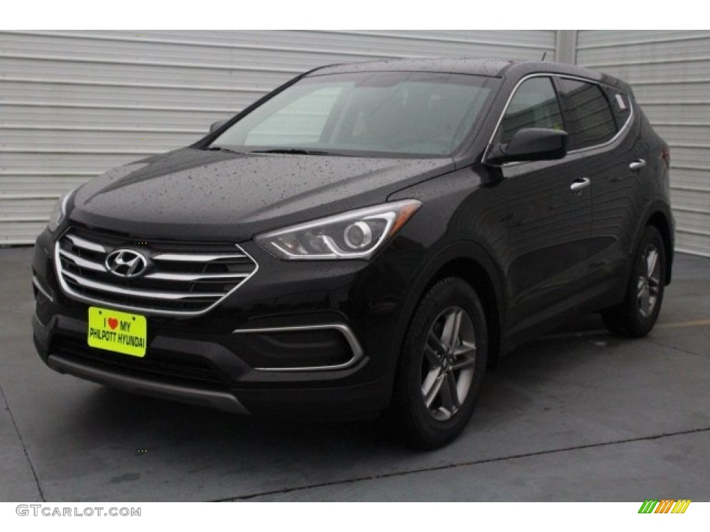 2018 Santa Fe Sport  - Black / Gray photo #3