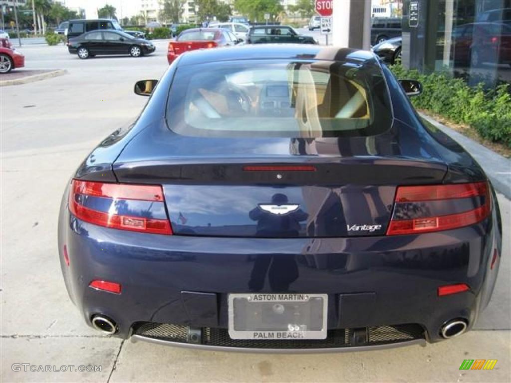 2009 V8 Vantage Coupe - Midnight Blue / Sahara Tan photo #5