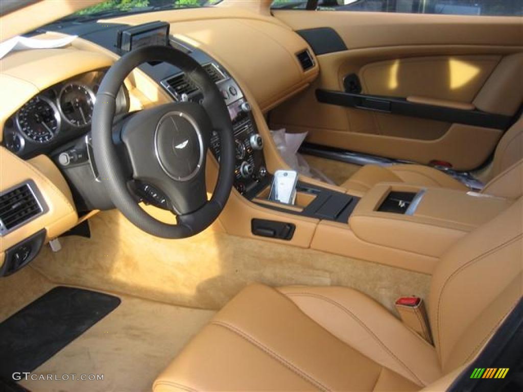 2009 V8 Vantage Coupe - Midnight Blue / Sahara Tan photo #6