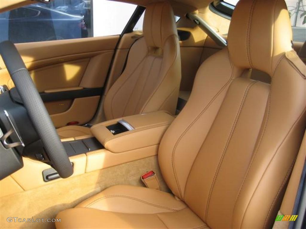 2009 V8 Vantage Coupe - Midnight Blue / Sahara Tan photo #8