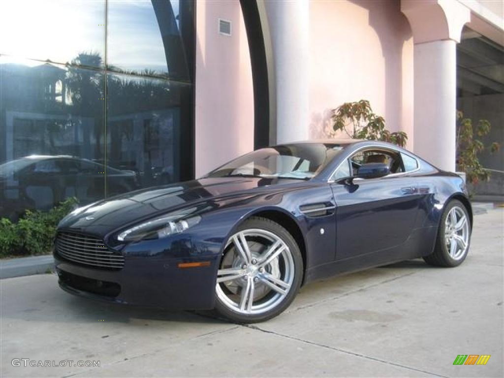2009 V8 Vantage Coupe - Midnight Blue / Sahara Tan photo #10