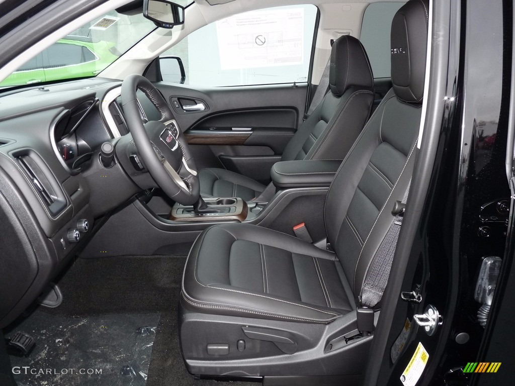 Jet Black Interior 2018 GMC Canyon Denali Crew Cab 4x4 Photo #124262250