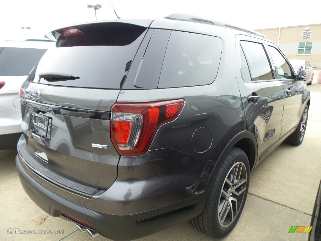 2018 Explorer Sport 4WD - Magnetic Metallic / Ebony Black photo #3