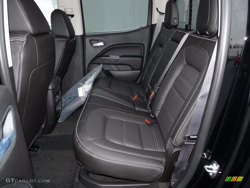 Jet Black Interior 2018 GMC Canyon Denali Crew Cab 4x4 Photo #124262268