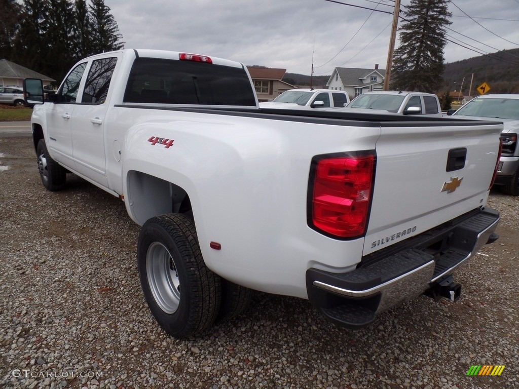 2018 Silverado 3500HD LT Crew Cab Dual Rear Wheel 4x4 - Summit White / Jet Black photo #5